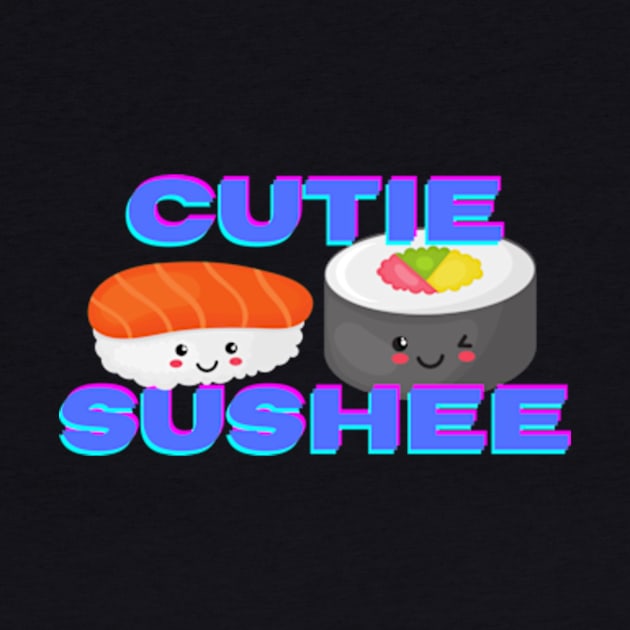 Cutie Sushee Funny Kids Tee by Look Up Tees